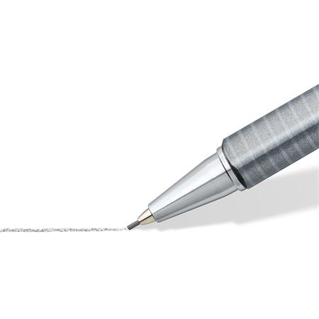 Nyomósirón, 0,7 mm, STAEDTLER "Triplus Micro 774", szürke 2 Nyomósirón, 0,7 mm, STAEDTLER "Triplus Micro 774", szürke