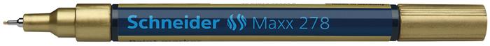 Lakkmarker, 0,8 mm, SCHNEIDER "Maxx 278", arany 1 SCHNEIDER