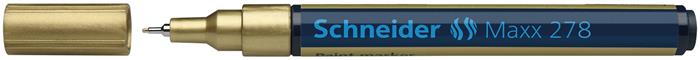Lakkmarker, 0,8 mm, SCHNEIDER "Maxx 278", arany 2 Lakkmarker, 0,8 mm, SCHNEIDER "Maxx 278", arany