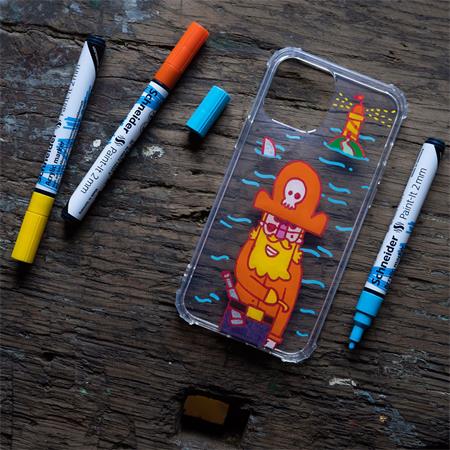 Dekormarker, akril, 2 mm, SCHNEIDER "Paint-It 310", sárga 4 Dekormarker, akril, 2 mm, SCHNEIDER "Paint-It 310", sárga - Image 4