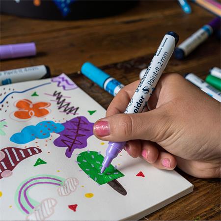 Dekormarker készlet, akril, 2 mm, SCHNEIDER "Paint-It 310", 6 különböző szín 3 Speciális markerek