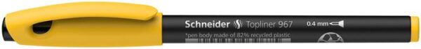 Tűfilc, 0,4 mm, SCHNEIDER "Topliner 967", sárga