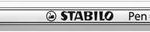 Ecsetirón, STABILO "Pen 68 brush", fekete