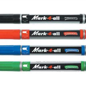 Alkoholos marker, 1,5-2,5 mm, kúpos, STABILO "Mark-4-all", kék