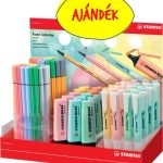 Tűfilc display csomag, 0,4 mm, STABILO "Point 88"