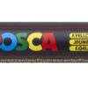 Dekormarker, 1,8-2,5 mm, UNI "Posca PC-5M", fluor sárga