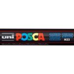 Dekormarker, 1,8-2,5 mm, UNI "Posca PC-5M", metálkék