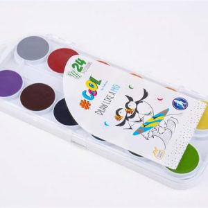 Vízfesték, 24 szín, 24 mm, COOL BY VICTORIA