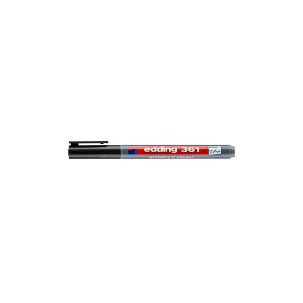 Tablamarker 1 5 3mm kerek Edding 361 fekete i251496