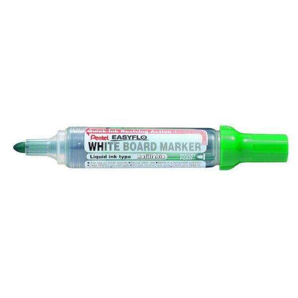 Tablamarker 2mm kerek utantoltheto PENTEL EASYFLO zold i92531