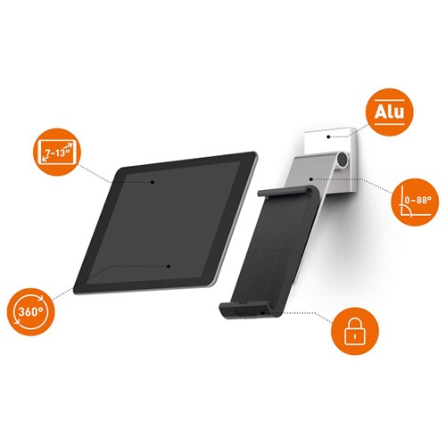 Tablettartó Durable fali karos ezüst 3 Tablettartó Durable fali karos ezüst - Image 3