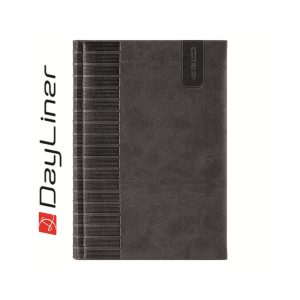 Tárgyalási napló Tucson B5 napló, fehér lapokkal fekete Dayliner 2026.