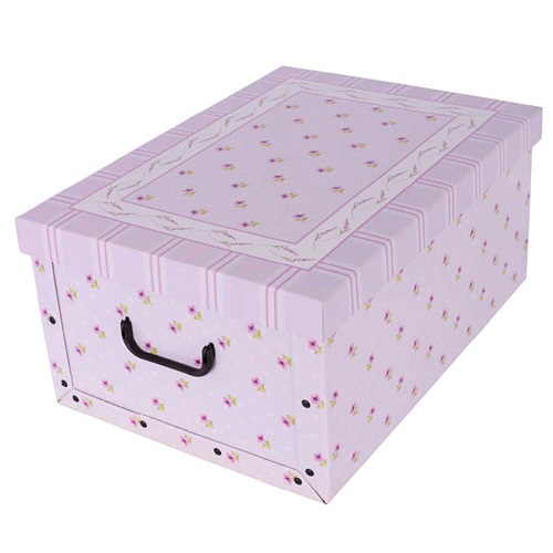Tárolódoboz Miss Space MAXI 51x37x24 cm Provence lila 1 Tárolódoboz Miss Space MAXI 51x37x24 cm Provence lila