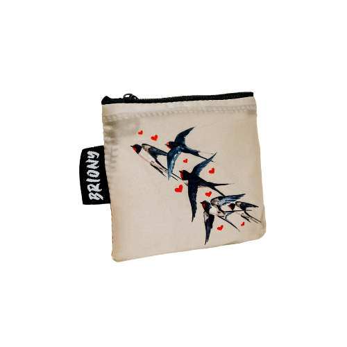 Táska Briony Swallows and Hearts újrahasznosított 2 Táska Briony Swallows and Hearts újrahasznosított - Image 2