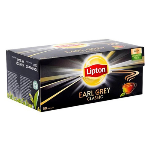 Tea Lipton Earl Grey 50x1,5g fekete 2 Tea Lipton Earl Grey 50x1,5g fekete - Image 2