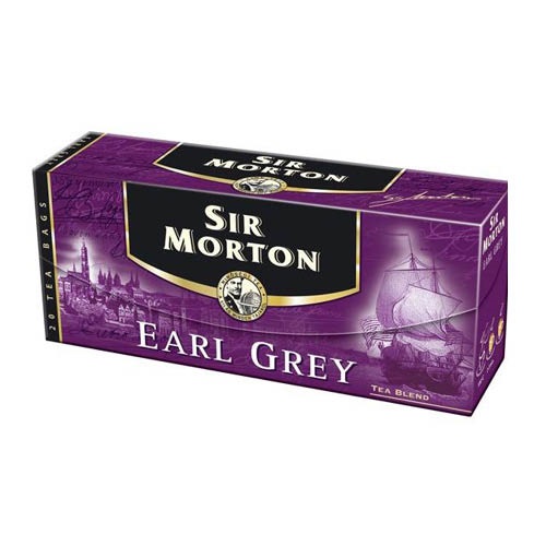 Tea Sir Morton Earl Grey 20x1,5 g fekete 1 Tea Sir Morton Earl Grey 20x1,5 g fekete