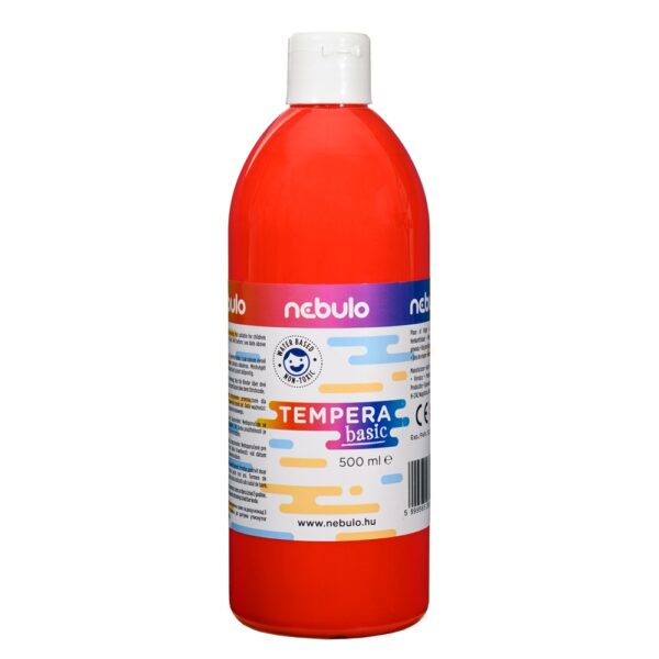 Tempera 500ml Nebulo piros i107710