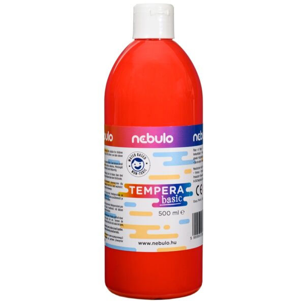 Tempera 500ml Nebulo piros i575786