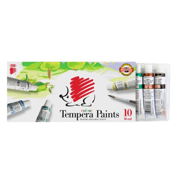 Tempera szines 10x16ml Suni Ico 10 klf szin i209776