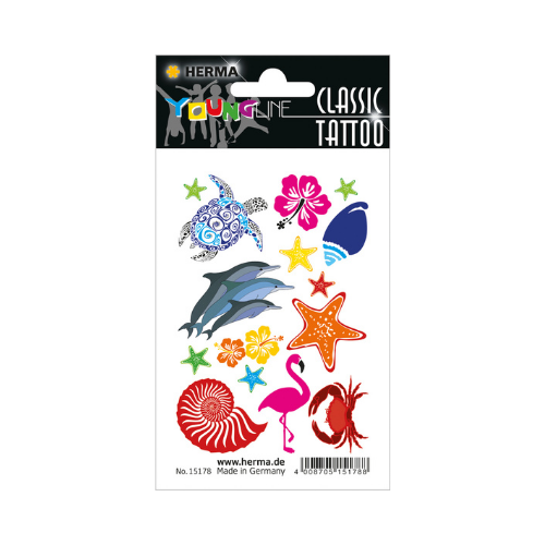 Tetováló matrica Herma Óceán színes 1 Tetováló matrica Herma Óceán színes