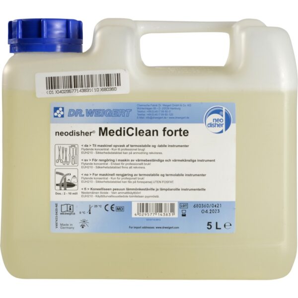 Tisztitoszer hoallo es hoerzekeny muszerek elokeszitesehez 5000 ml Neodisher Mediclean forte i249708