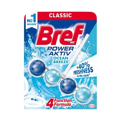 Toalett illatosító golyó Bref Power Aktiv Ocean 50g 1 Toalett illatosító golyó Bref Power Aktiv Ocean 50g