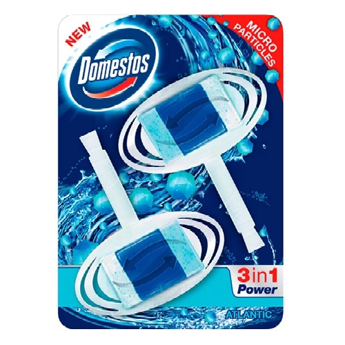 Toalett tisztító Domestos 3in1 Ocean kosaras 2x35 g 1 Toalett tisztító Domestos 3in1 Ocean kosaras 2x35 g