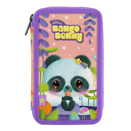 Tolltartó Bangoberry 3 részes, töltött, panda mintával 1 Tolltartó Bangoberry 3 részes, töltött, panda mintával