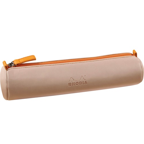 Tolltartó Clairefontaine Rhodiarama 21,5x5 cm hengeres, műbőr, füstös púderrózsaszín 1 Tolltartó Clairefontaine Rhodiarama 21,5x5 cm hengeres, műbőr, füstös púderrózsaszín