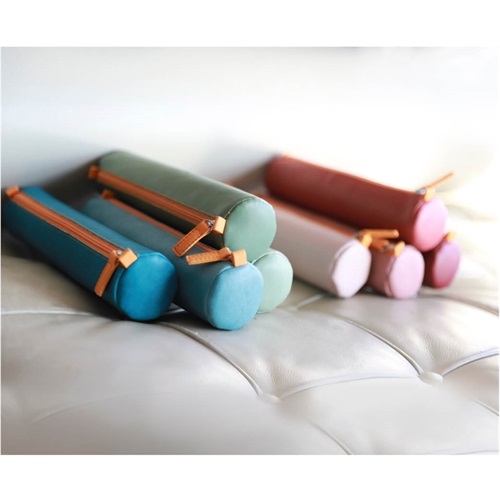 Tolltartó Clairefontaine Rhodiarama 21,5x5 cm hengeres, műbőr, vízkék 2 Tolltartó Clairefontaine Rhodiarama 21,5x5 cm hengeres, műbőr, vízkék - Image 2