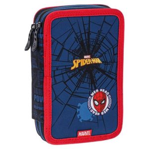 Tolltartó dupla rekeszes Play Spider-man 2 zippes töltött