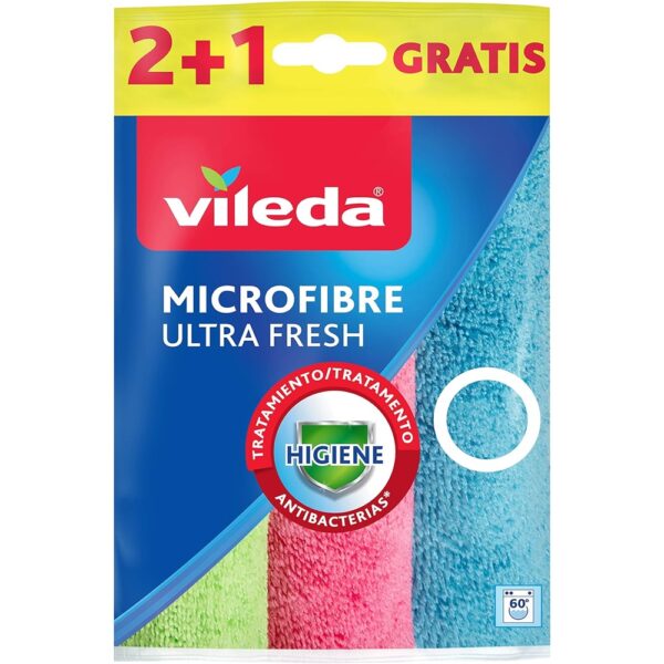 Torlokendo mikroszalas 3D 3 dbcsomag UltraFresh Vileda F2173V i521290