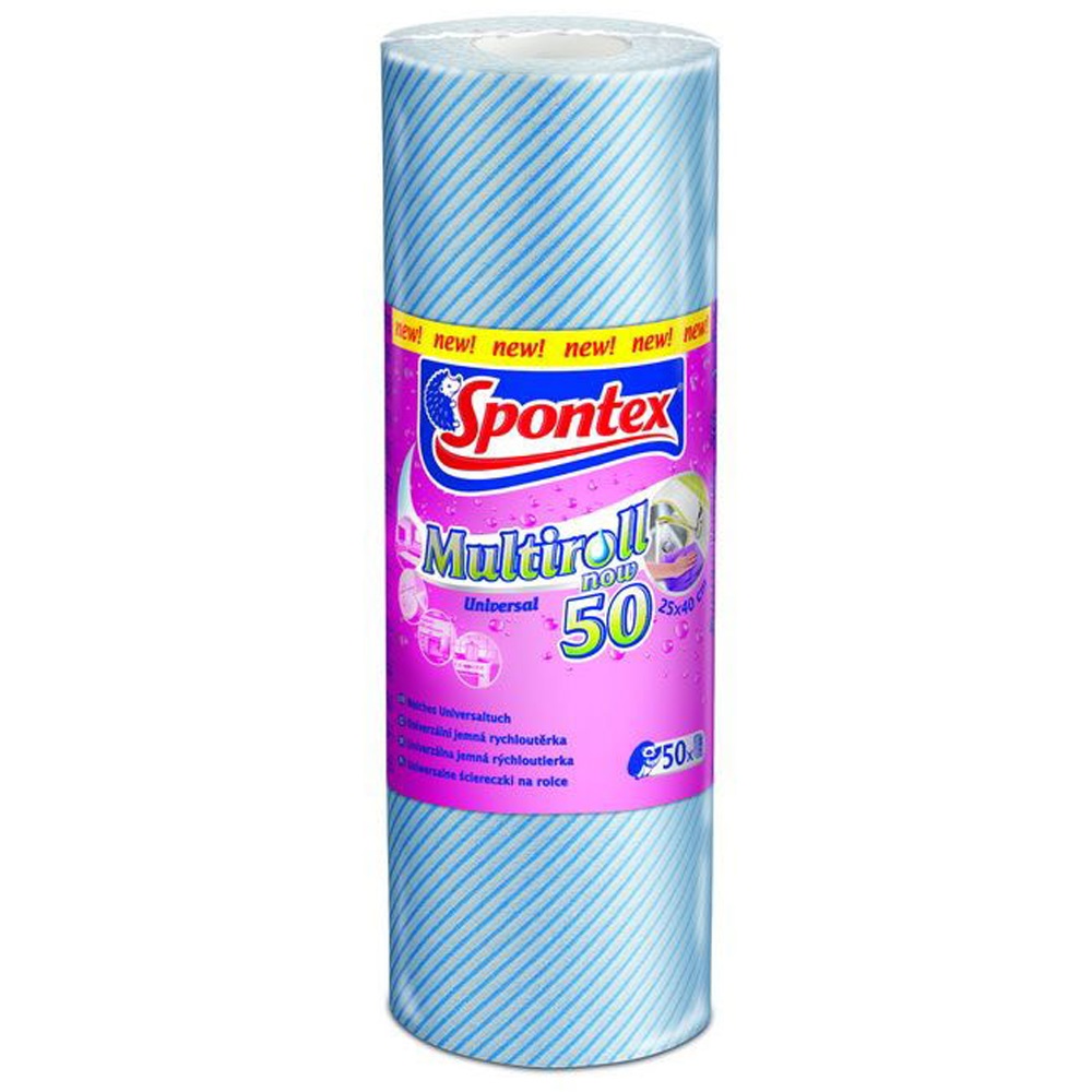 Törlőkendő tekercses 50 lap/tekercs Multiroll Spontex 1 Törlőkendő tekercses 50 lap/tekercs Multiroll Spontex