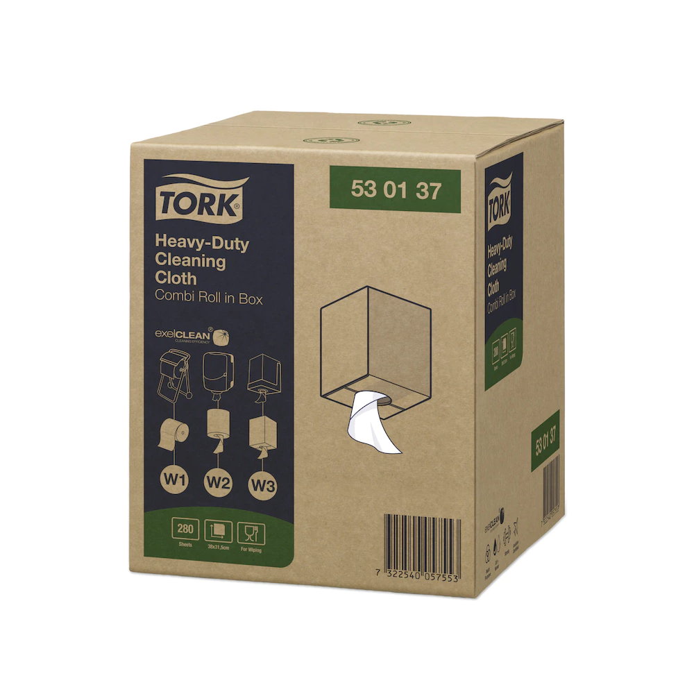 Ipari törlő tekercses nagyteljesítményű kombi 106 m/tek 1 tek/doboz W1/W2/W3 TORK_530137 fehér 3 Ipari törlő tekercses nagyteljesítményű kombi 106 m/tek 1 tek/doboz W1/W2/W3 TORK_530137 fehér - Image 3