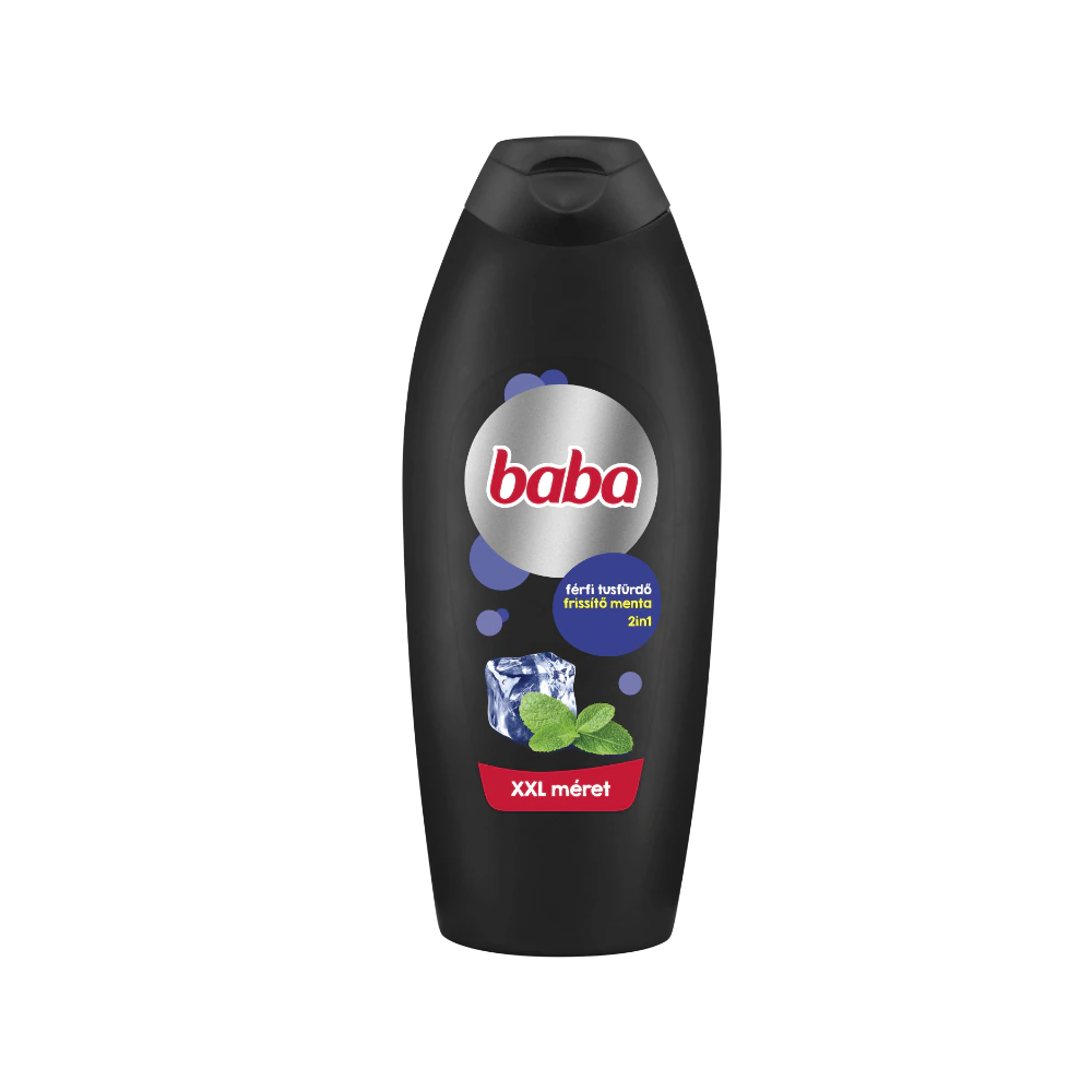 Tusfürdő 750 ml Baba 2 in 1 férfi Menta 2 Tusfürdő 750 ml Baba 2 in 1 férfi Menta - Image 2