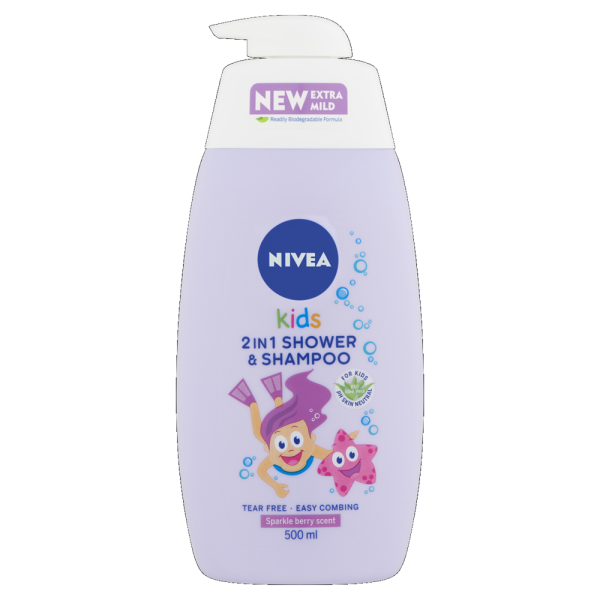 Tusfurdo es sampon 500 ml Nivea kids lany i595652