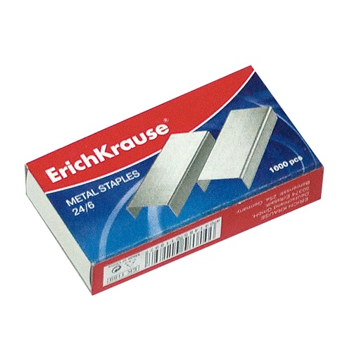 Tűzőkapocs ErichKrause 24/6 1000 db/doboz 1 Tűzőkapocs ErichKrause 24/6 1000 db/doboz