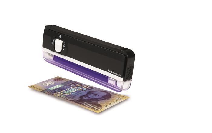 Bankjegyvizsgáló, kézi hordozható, SAFESCAN "40H" 1 SAFESCAN