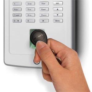 RFID kulcs az UBSCTM beléptetőrendszerhez, SAFESCAN "RF-110", fekete, 25 db/csomag