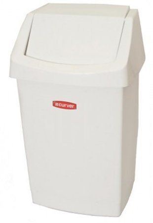 Billenős szemetes, 25 l, CURVER "Click-It", fehér 1 CURVER