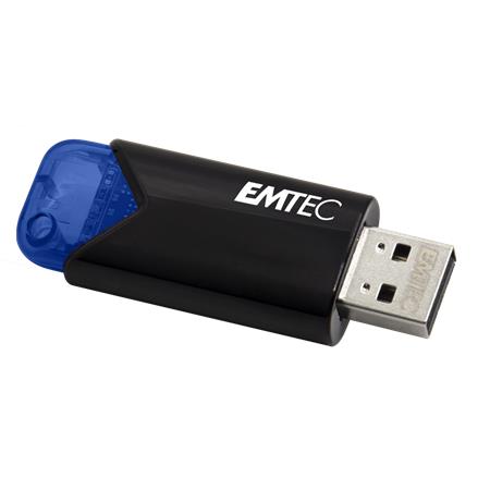 Pendrive, 32GB, USB 3.2, EMTEC "B110 Click Easy", fekete-kék 2 Pendrive, 32GB, USB 3.2, EMTEC "B110 Click Easy", fekete-kék