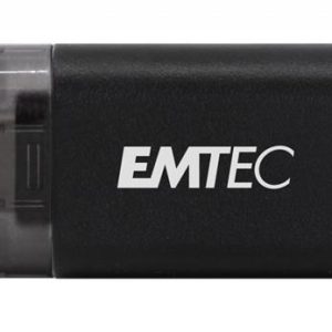 Pendrive, 32GB, USB-C 3.2, EMTEC "D400 Type-C", fekete