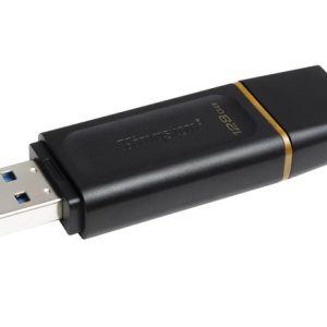Pendrive, 128GB, USB 3.2, KINGSTON "DataTraveler Exodia", fekete-sárga