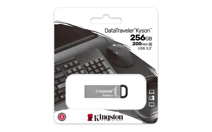 Pendrive, 256GB, USB 3.2, KINGSTON "DataTraveler Kyson" 1 KINGSTON