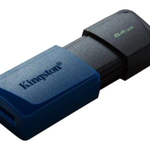 Pendrive, 64GB, USB 3.2, KINGSTON "Exodia M", fekete-kék