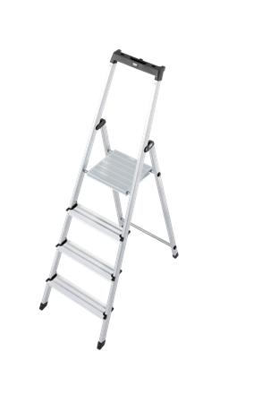 Állólétra, 4 lépcsőfokos, alumínium, KRAUSE "Solidy" 2 Állólétra, 4 lépcsőfokos, alumínium, KRAUSE "Solidy"
