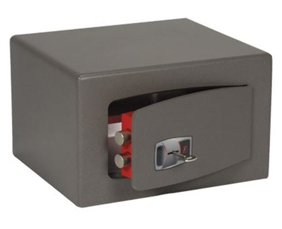 Bútorszéf, kulcsos zár, 9 l, 220x280x200 mm, TECHNOMAX "SMKO 2" 1 TECHNOMAX