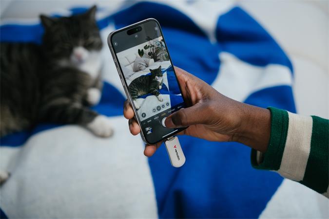 Pendrive, 256GB, USB-C 3.2 Gen1, VERBATIM "Plectra", fehér 4 Pendrive, 256GB, USB-C 3.2 Gen1, VERBATIM "Plectra", fehér - Image 4