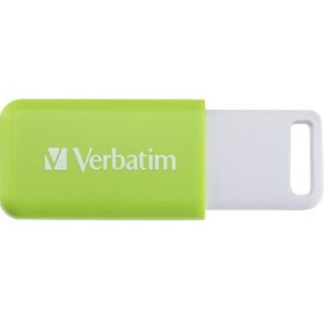 Pendrive, 32GB, USB 2.0, VERBATIM "Databar", zöld