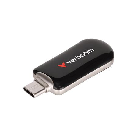 Pendrive, 512GB, USB-C 3.2 Gen1, VERBATIM "Plectra", fekete 2 Pendrive, 512GB, USB-C 3.2 Gen1, VERBATIM "Plectra", fekete